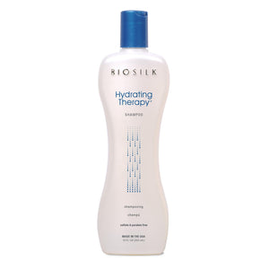 BioSilk Hidratante Champú botella, cuidado diario para cabello suave y saludable.