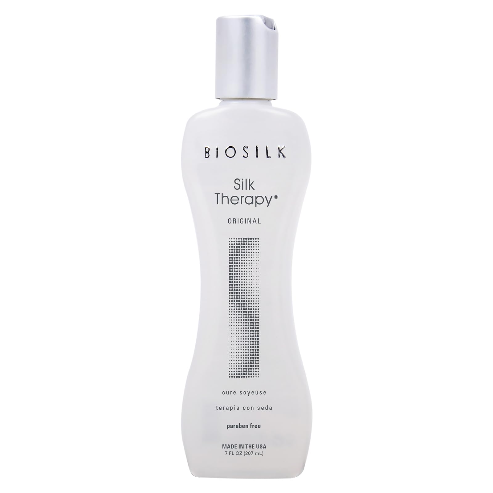 BioSilk Silk Therapy Original en botella: brillo suave y reparación ligera para todo el cabello