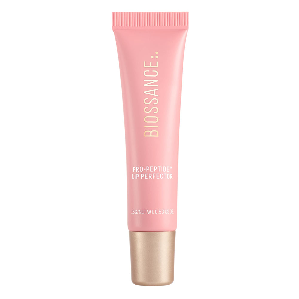 BIOSSANCE Pro-Peptide Balsamo Labial con brillo natural para uso diario