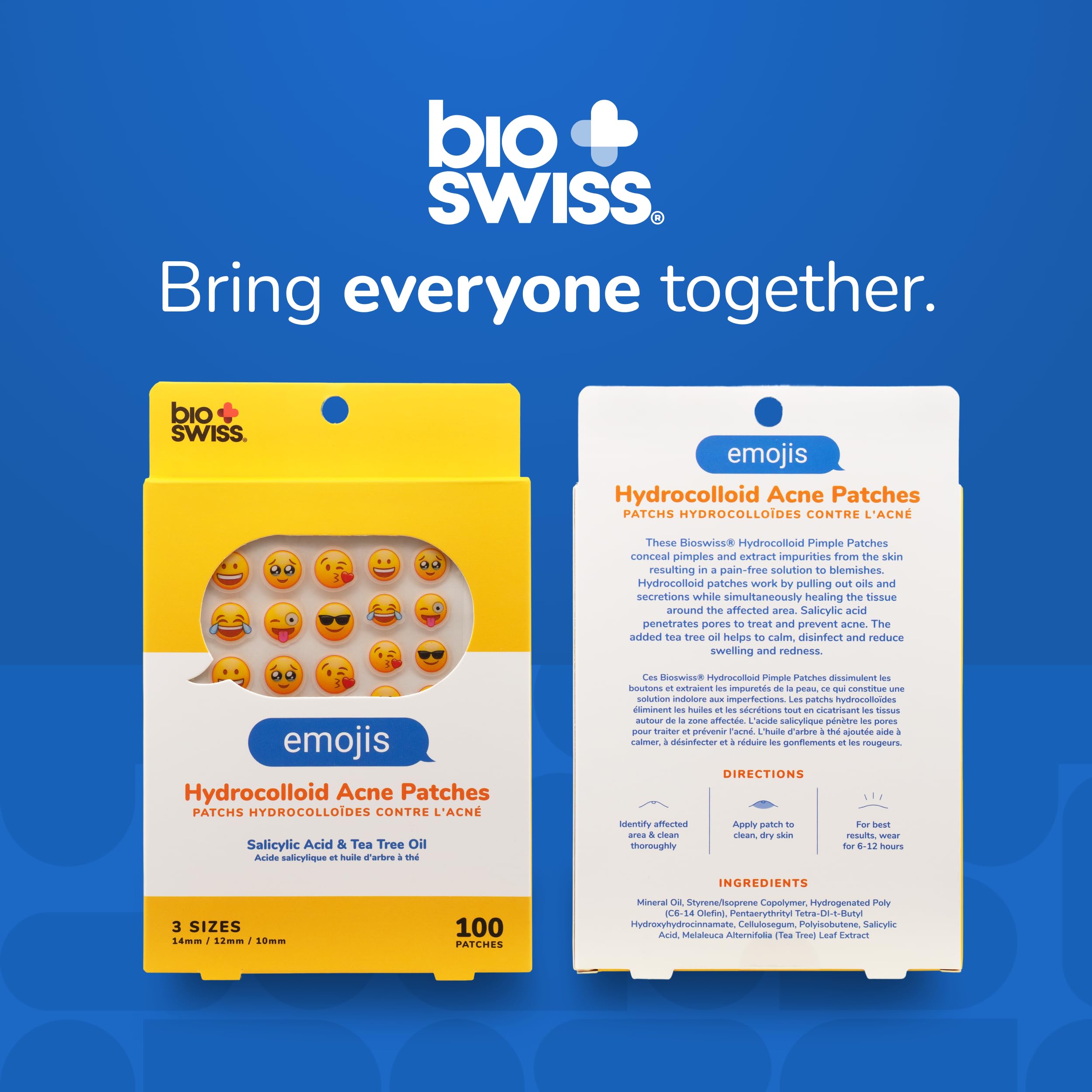 BioSwiss Emojis patches uso nocturno para despertar con piel limpia
