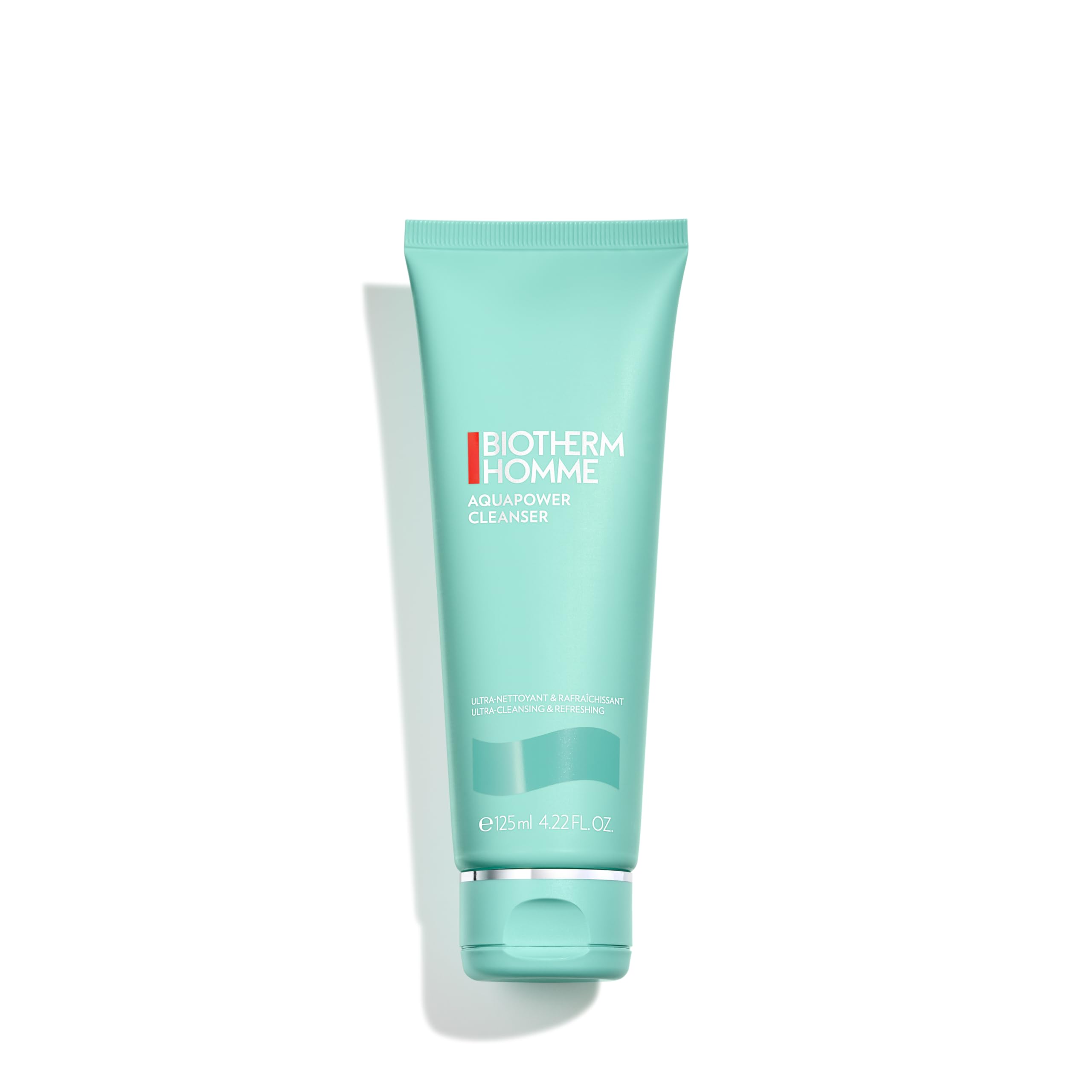 Biotherm Aquapower limpiador en espuma para piel limpia y lista para el afeitado.