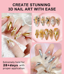 Esponjas aplicadoras para uñas con gel 3D, fácil manejo para principiantes.
