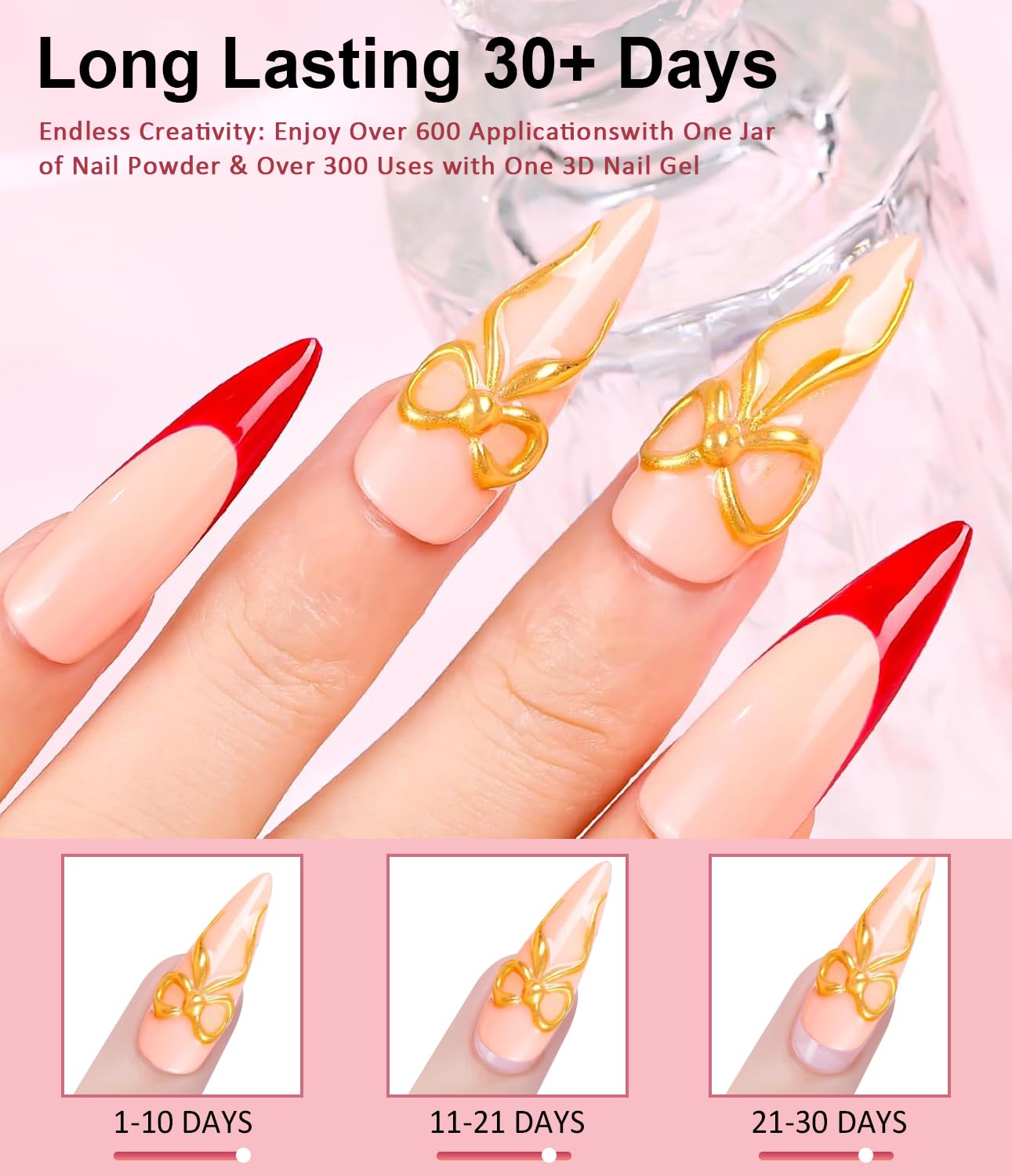 BISHENGYF gel-modelado 3D para extensión y tallado de uñas.