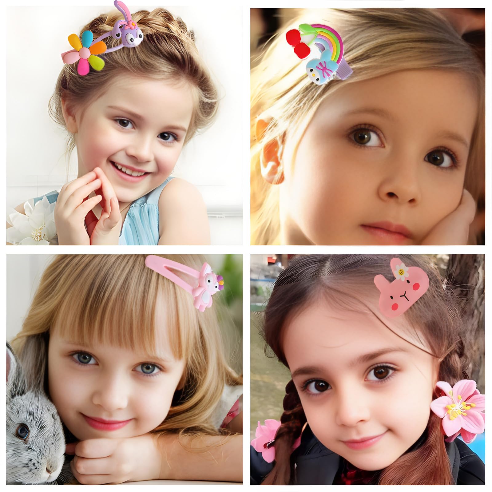 BIUCHY broches pelo dulces, perfectos para coleteros y peinados adorables.