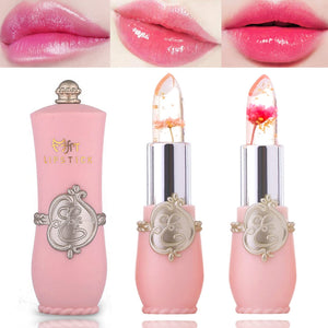 BKPPLZP labial jelly flor crystal rosa: color rosado vibrante y acabado suave
