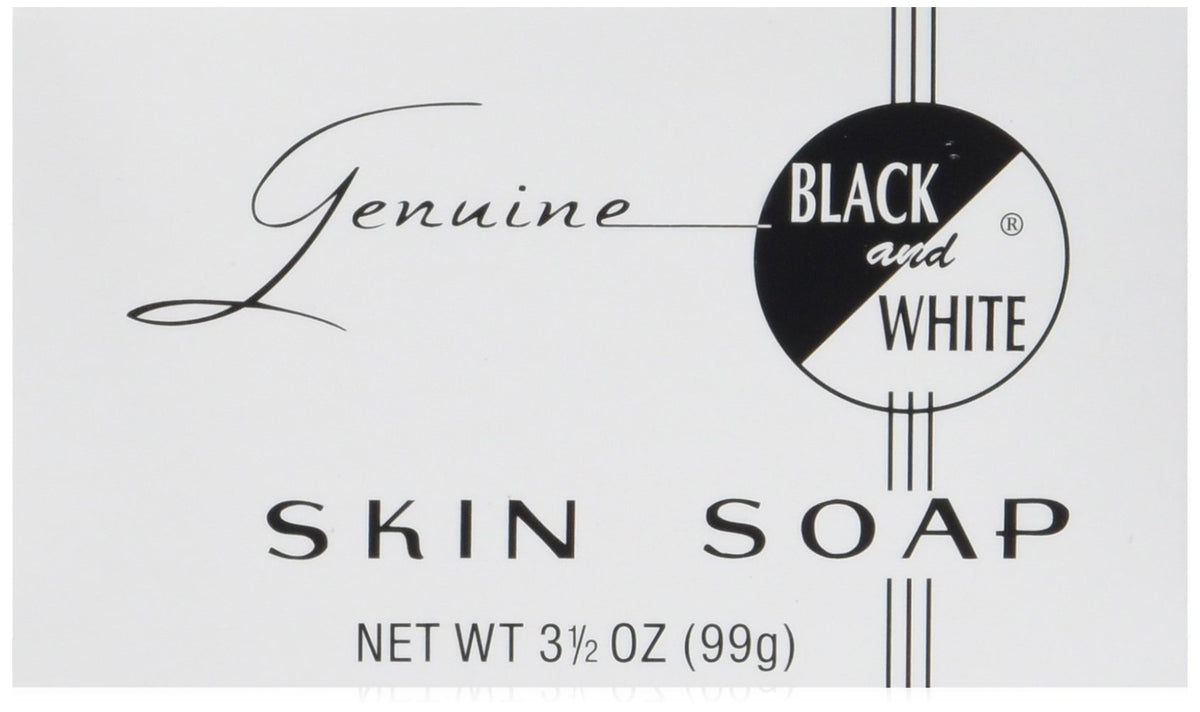 Black and White Jabon piel fresca con espuma suave para uso diario