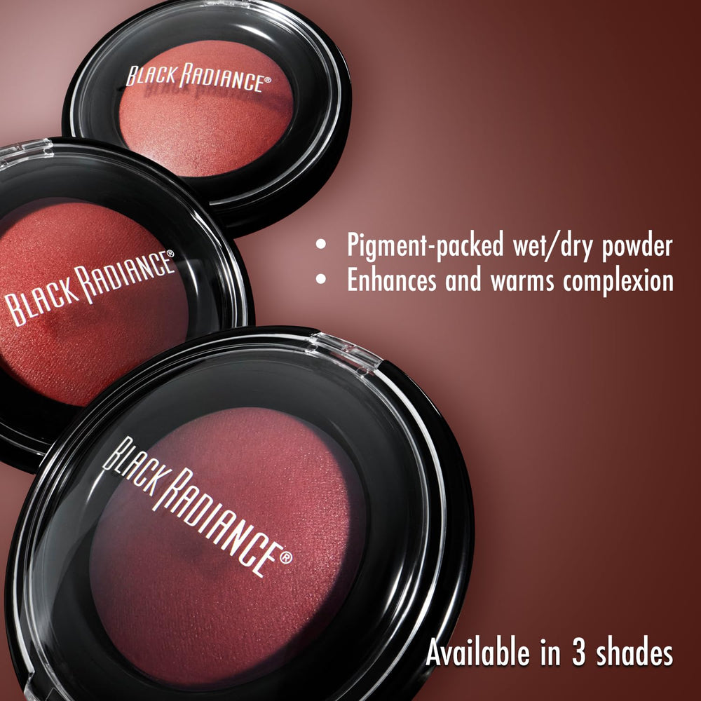 Contorno suave con Rubor horneado Black Radiance tono Casa Ladrillo Rojo