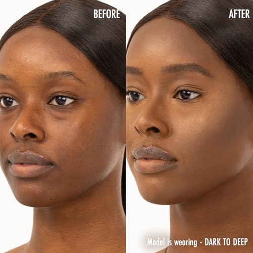 Aplicación con brocha en rostro, definición suave con Black Radiance
