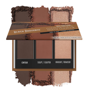Black Radiance Paleta Contorno primer para preparar la piel y definir rasgos.