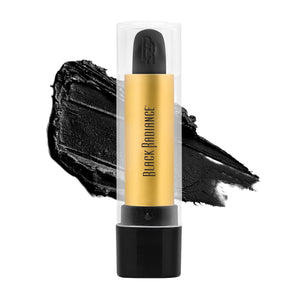 Black Radiance Perfect Tone Lip Color Black Out, aplicación sedosa y cobertura total para labios.
