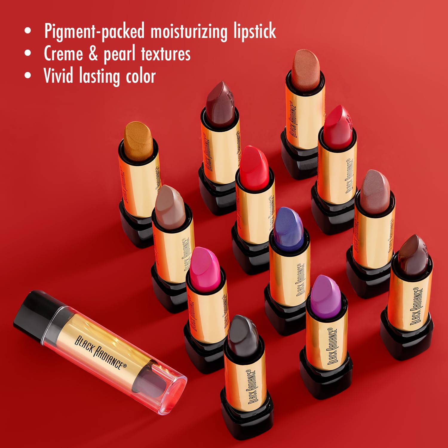 Pigmento rico de Black Radiance Berry Bold para color duradero