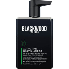 Blackwood For Men, botella-vertido, sensación fresca y limpia.