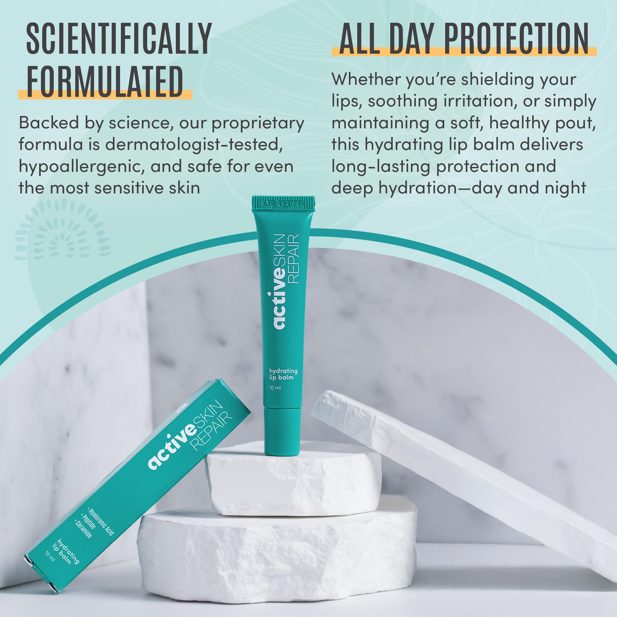 BLDG ACTIVE aplicación suave para labios sensibles y resequedad
