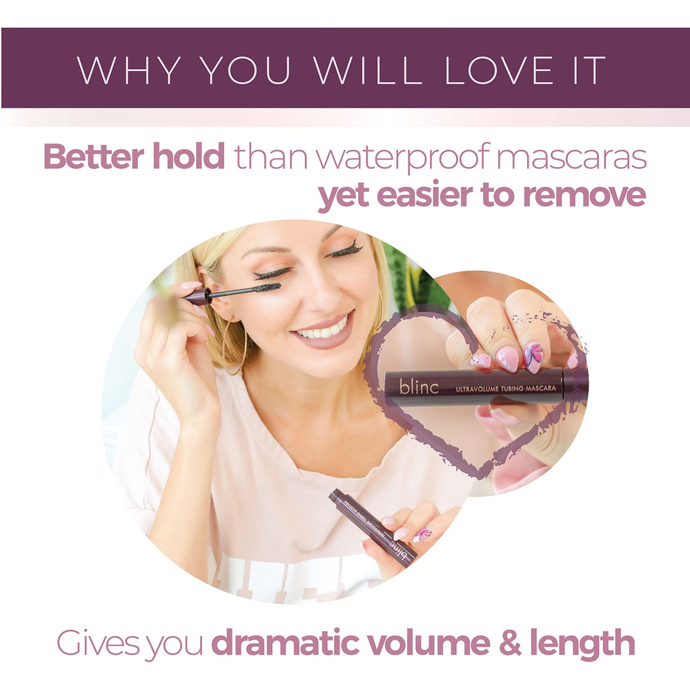 Blinc UltraVolume Mascara: resistencia al sudor y lágrimas para días activos.