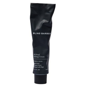 Blind Barber crema-pelo-30-prueba, controla frizz y aporta brillo natural.