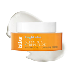 Bliss Bright Idea crema para ojos: aplicación suave para iluminar e hidratar la mirada.