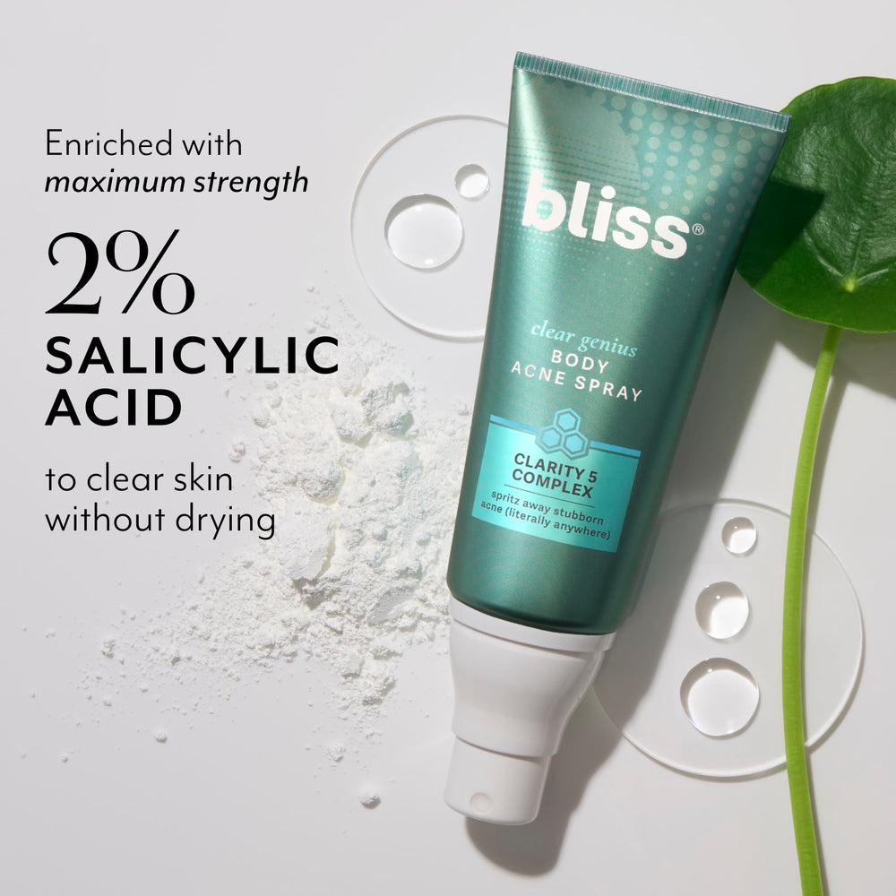 Apto para piel grasa y propensa al acné con Bliss Clear Genius
