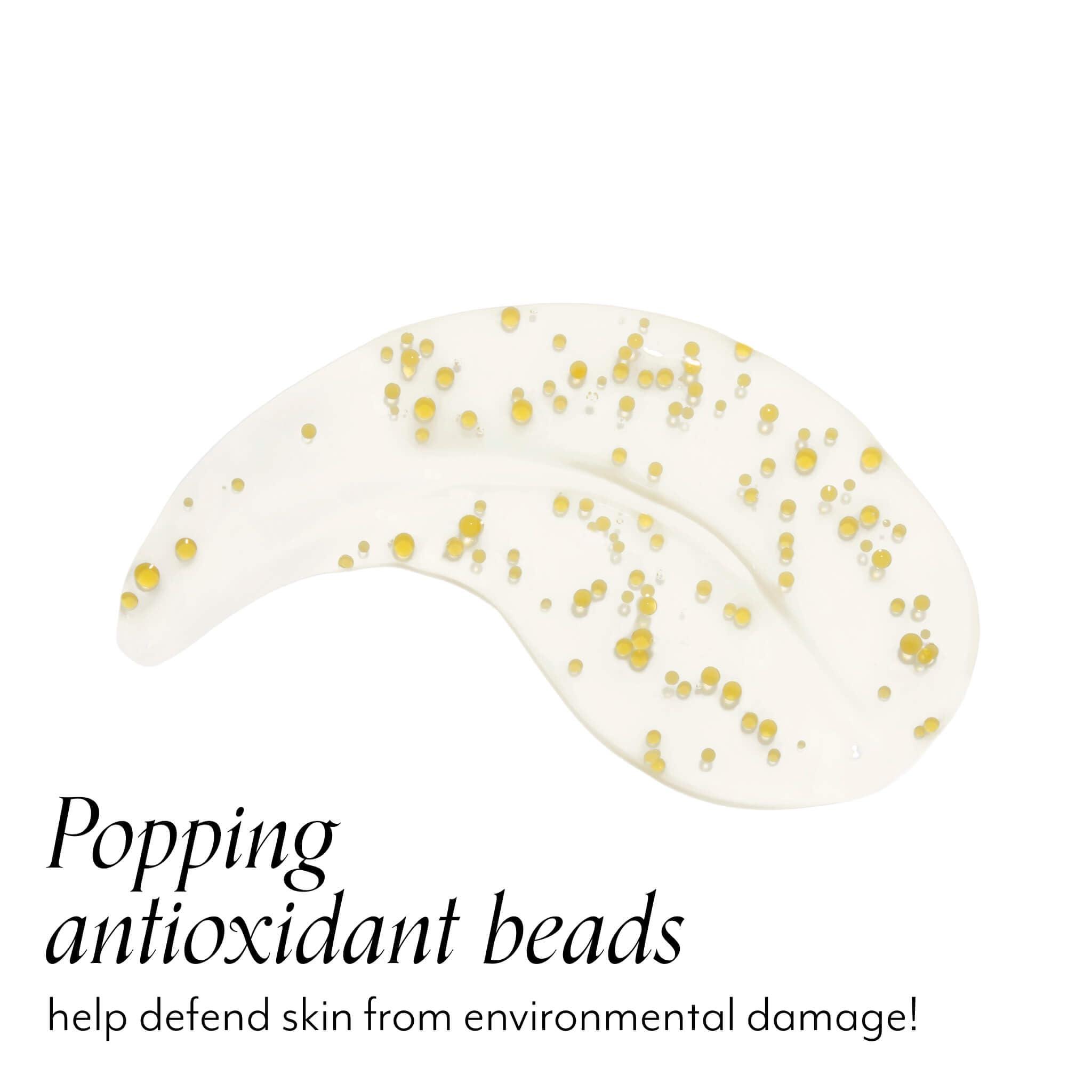Bliss Drench Quench: perlas de CoQ10 antioxidantes para defensa ambiental.