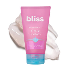Bliss Jelly Glow Peel: bote de 4 oz, exfolia suavemente para una piel radiante.