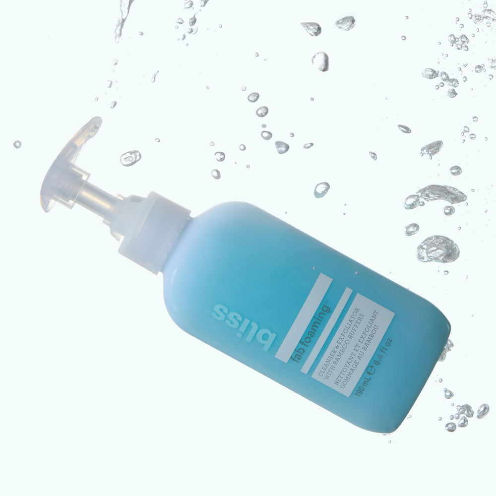 Bliss Fab Foaming es libre de aceite, ideal para piel grasa.