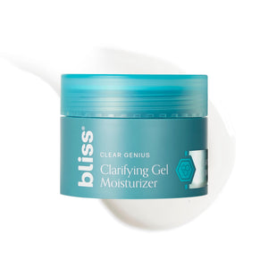 Bliss Clear Genius gel clarificante: frasco elegante para uso diario y sensación ligera
