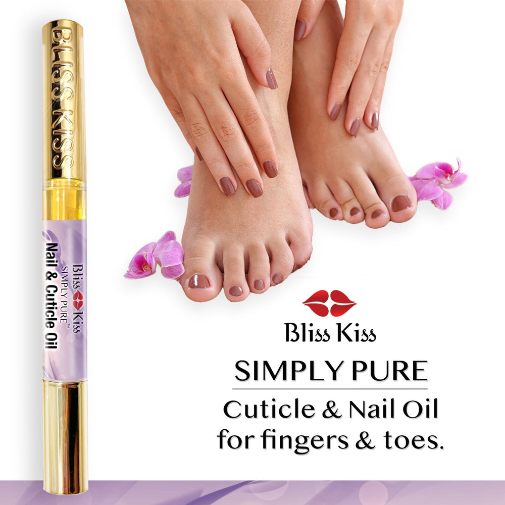 Bliss Kiss tamano-compacto-cuidado-uñas: diseño portátil para cuidado de uñas en casa o viaje.