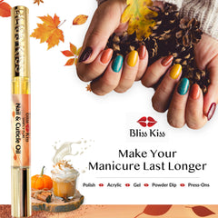 Bliss Kiss vitamina E y jojoba para uñas y cutículas nutridas.