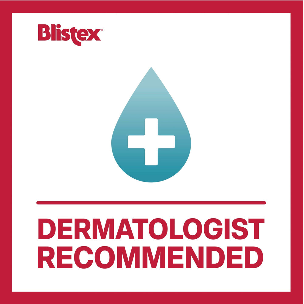 Blistex Balsamo labial textura cremosa, hidratación suave y cómoda.
