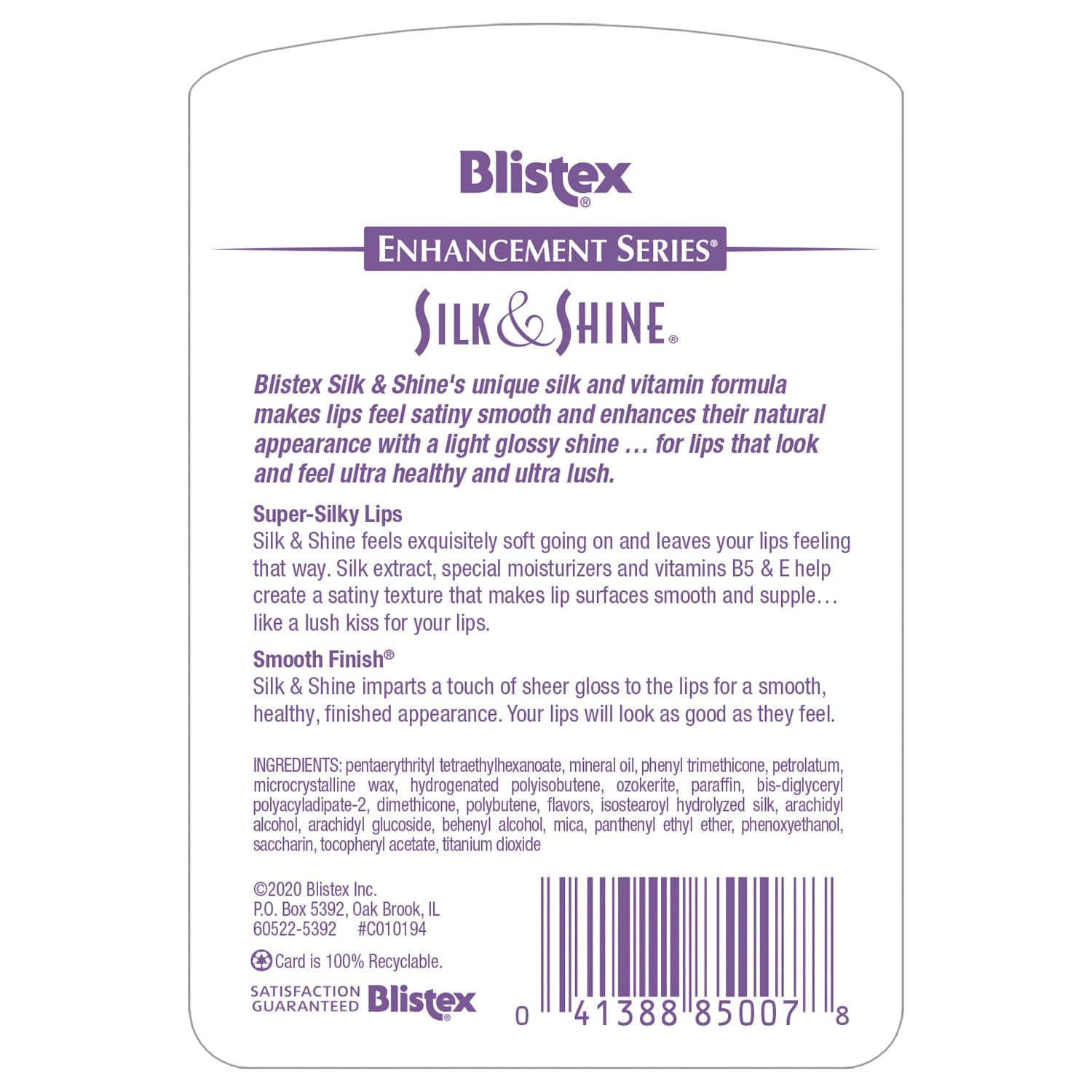 Blistex Silk & Shine toque de brillo para un acabado natural