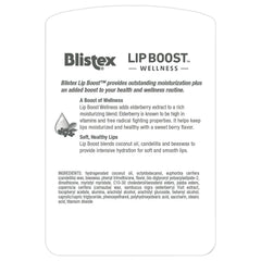 Blistex Lip Boost Wellness, aplicación suave, labios más suaves y nutridos
