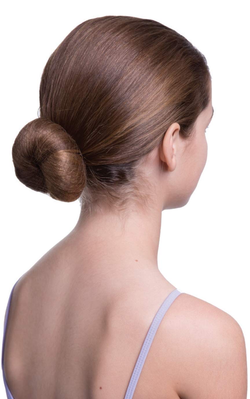 Bloch red para cabello marrón oscuro, ideal para uso diario en ensayos y clase.