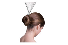 Bloch red para cabello moño marrón oscuro: mantiene el peinado pulcro durante la práctica.