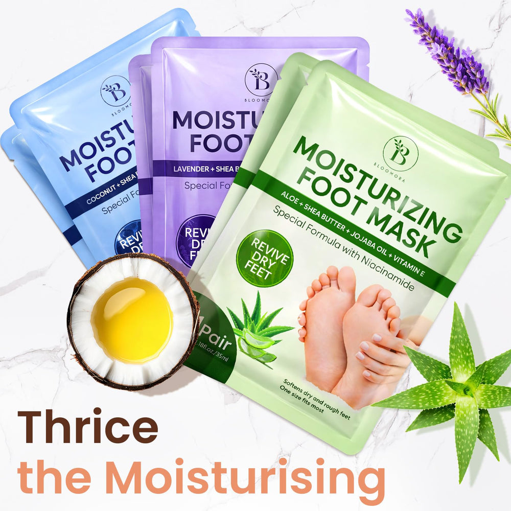 BLOOMORA pack spa para pies, cuidado profesional en casa y sin desorden