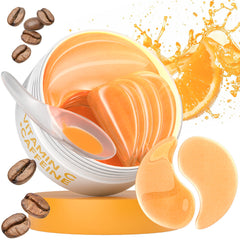 Parches BLOOMORA para contorno de ojos con vitamina C y cafeína, revitalizan la mirada.