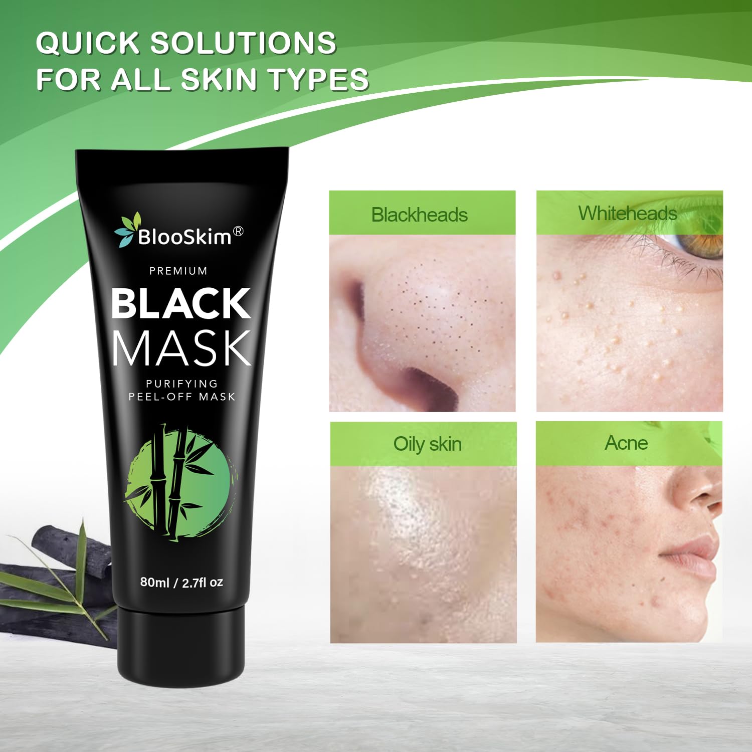 Retirada fácil de la mascarilla despegable sin irritación.