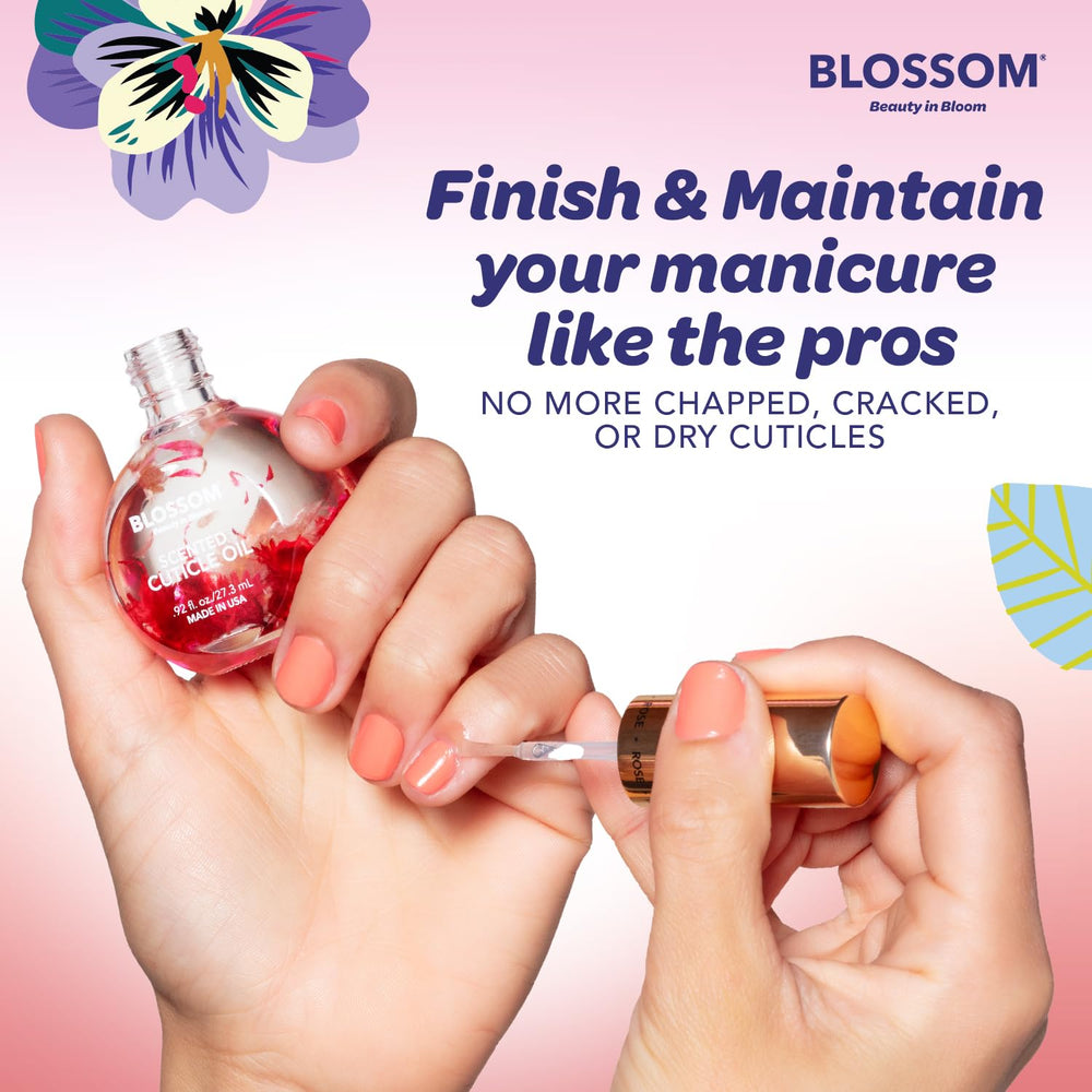 Blossom Aceite para Cutículas vegano y libre de crueldad.