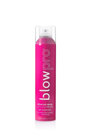 Blowpro niebla fina para un acabado suave y control del frizz con fijación flexible.