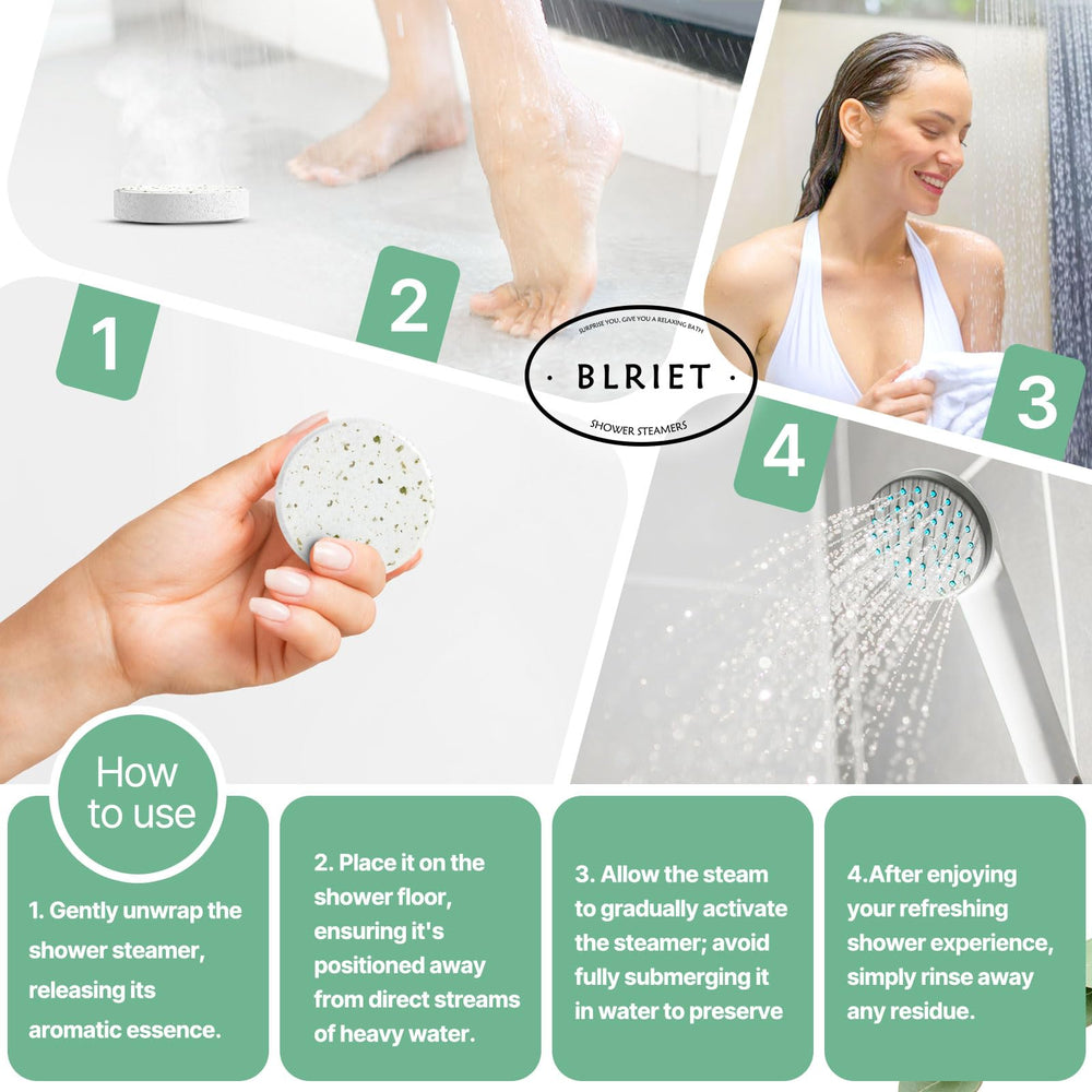 BLRIET bomba ducha menta-lavanda experiencia spa en la ducha