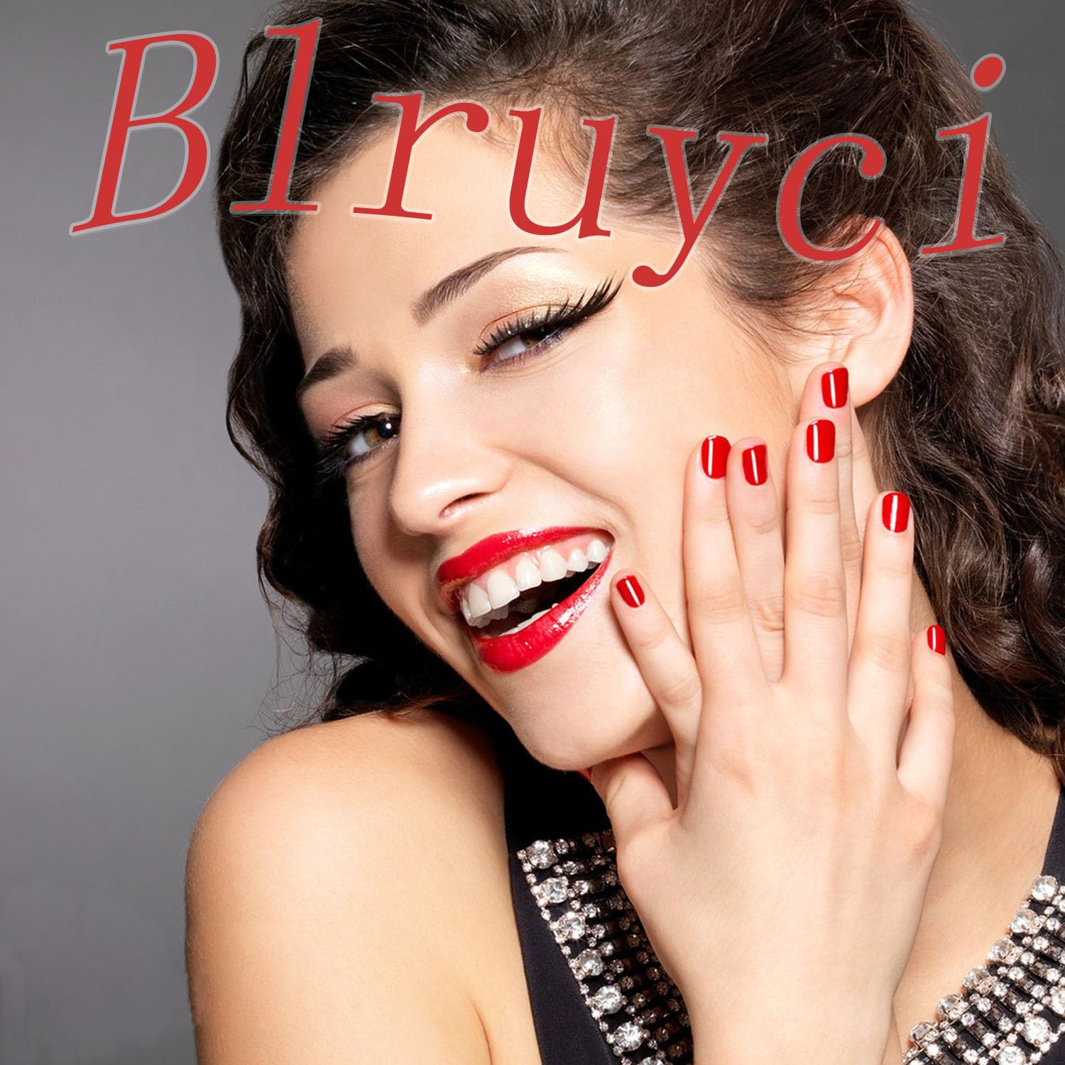 Blruyci Uñas 24 piezas, kit completo para arte de uñas.