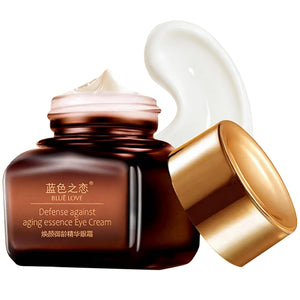 BLUE LOVE crema ojos antiarrugas, aplicación suave para revitalizar la mirada.