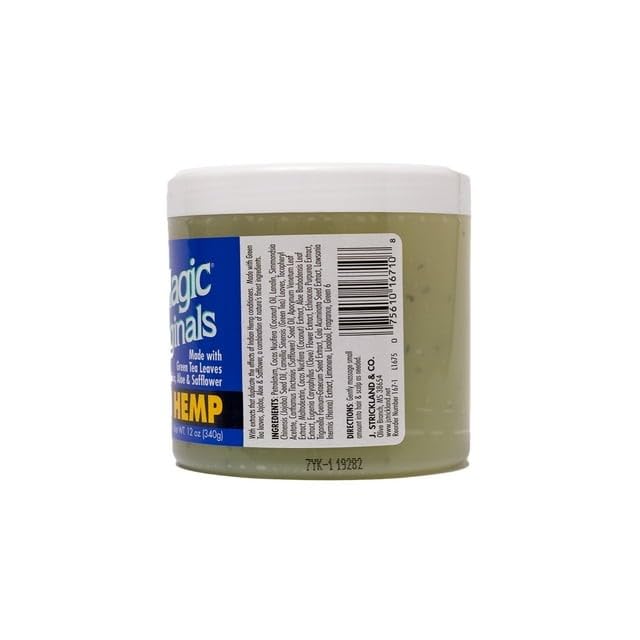 Blue Magic Acondicionador canamo indio - ingredientes naturales visibles para cuidado diario del cabello.