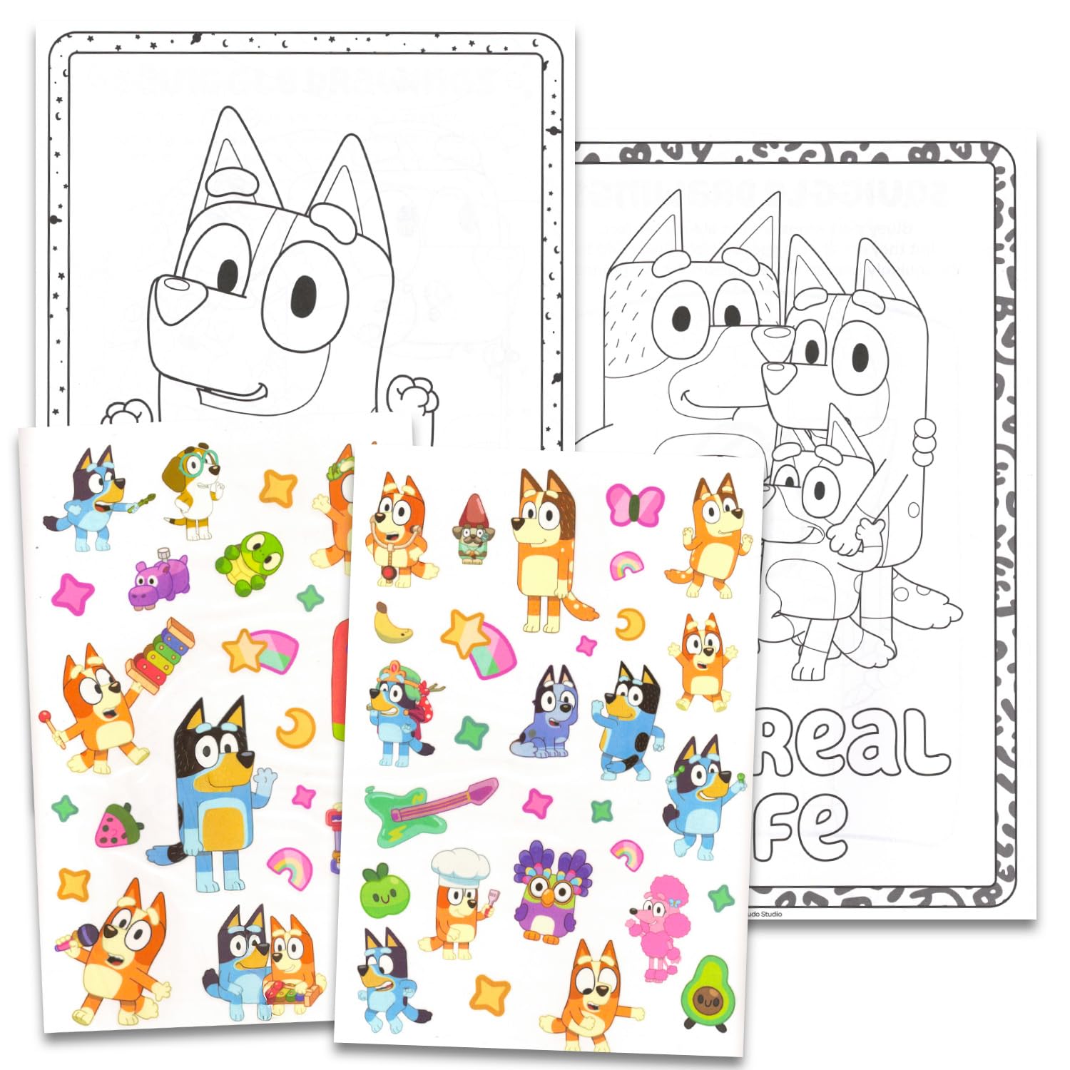 Bluey libro de colorear y actividades para viajes