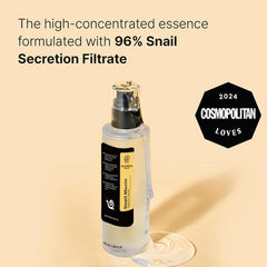 Blusheva Beauty Snail Mucin Serum, absorcion rapida para piel suave.