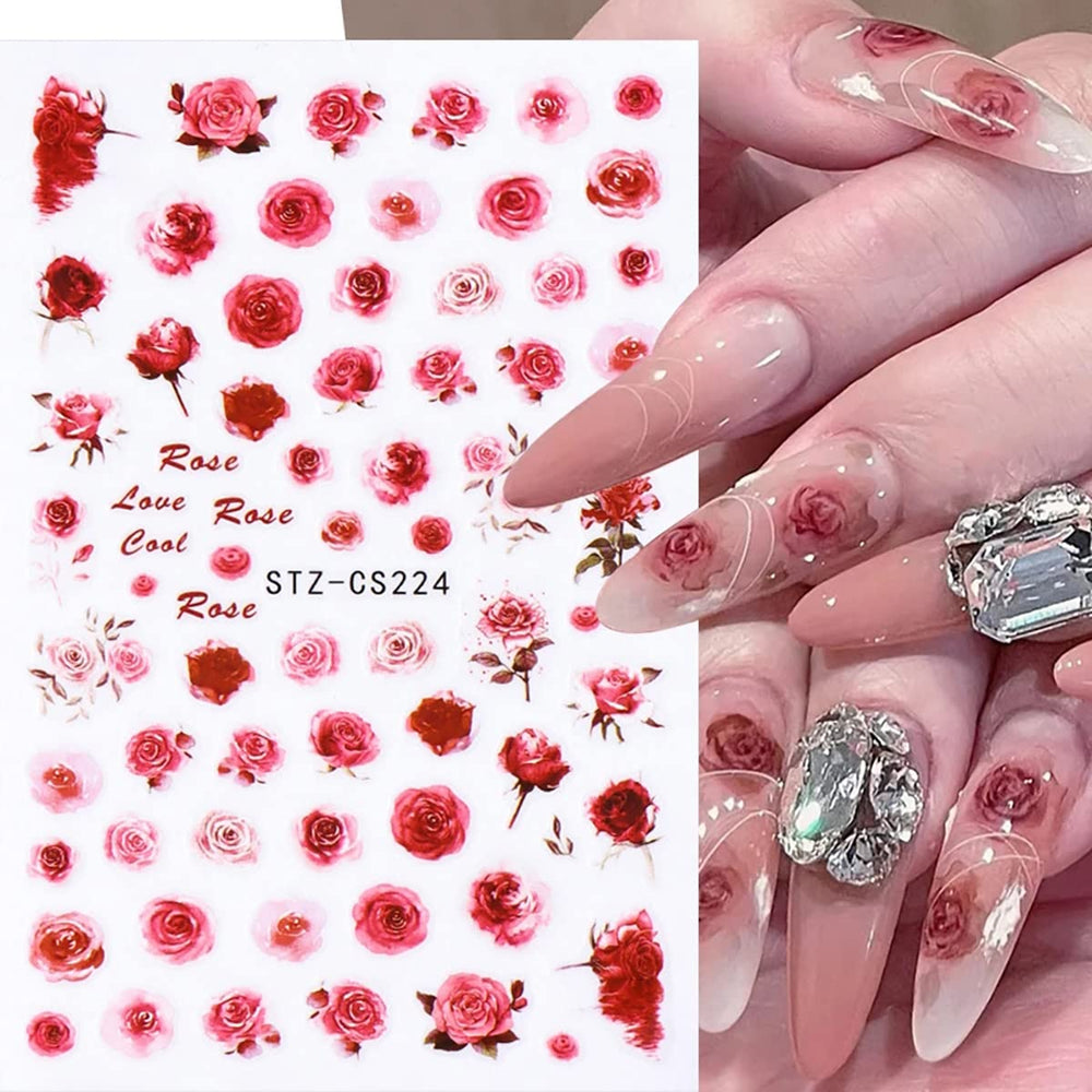 BMKKOT usos DIY en objetos como teléfonos y joyería con rosas.