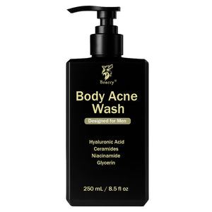 Boaccy gel de ducha para espalda ofrece limpieza profunda para piel propensa a imperfecciones.