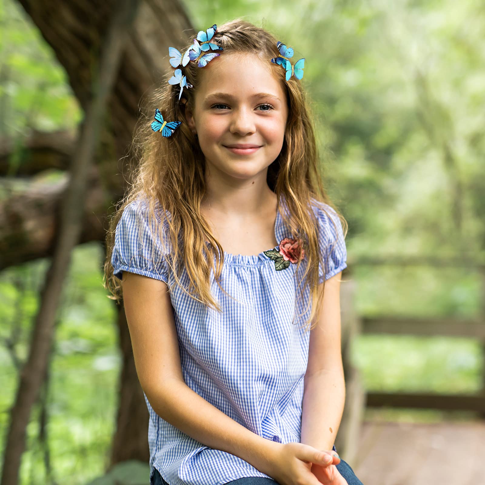 Boao clip pelo mariposa perfecto para fiestas y bodas