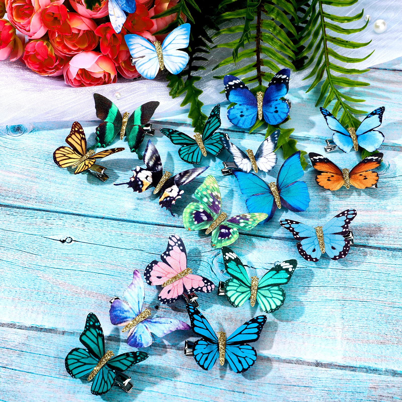 Boao clip pelo mariposa regalo dulce para mamá