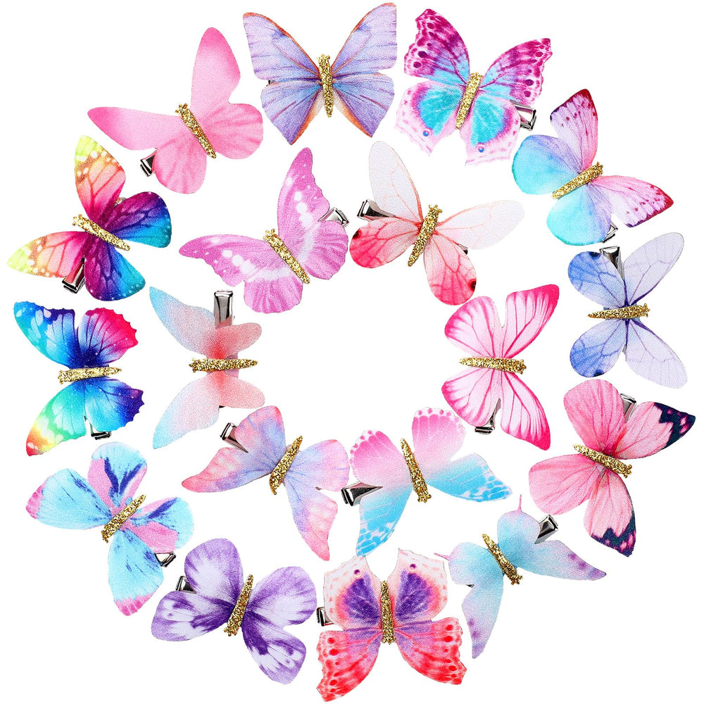 Boao clip de pelo mariposa brillante estilo onírico para peinados creativos