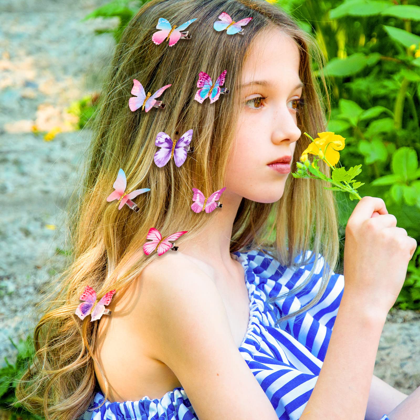 Boao clip mariposa brillante para estilos elegantes y divertidos