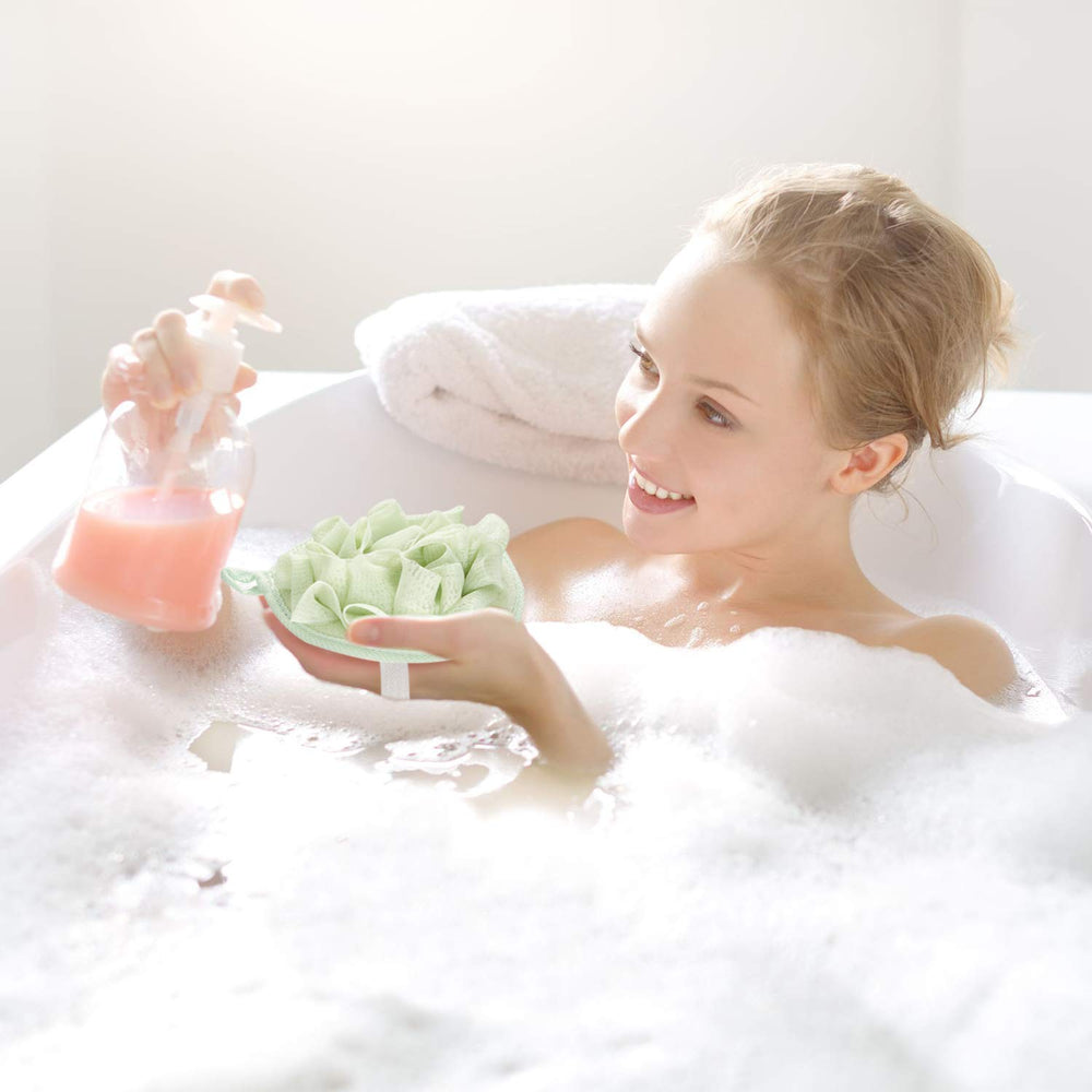 Boao puf ducha secado rápido, se seca entre usos para higiene fácil